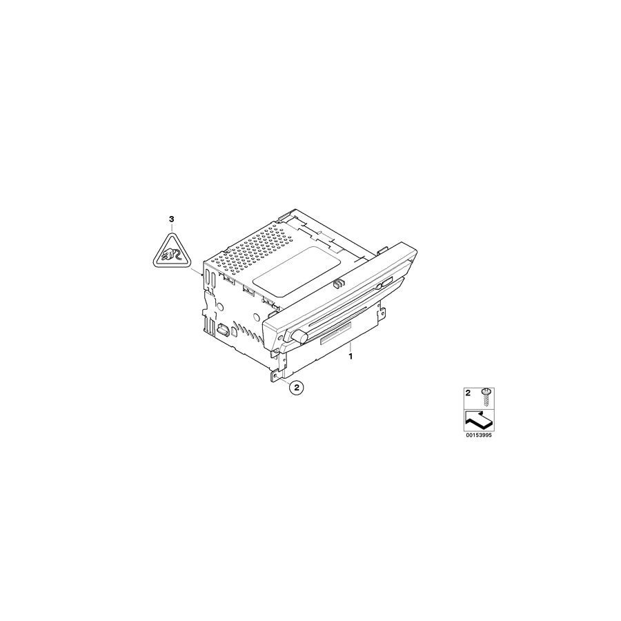 Genuine BMW 61138387216 E64 E63 E60 Envelope F Optical Waveguide 2POL./GRAU (Inc. 528i, M5 & 530d) | ML Performance EU