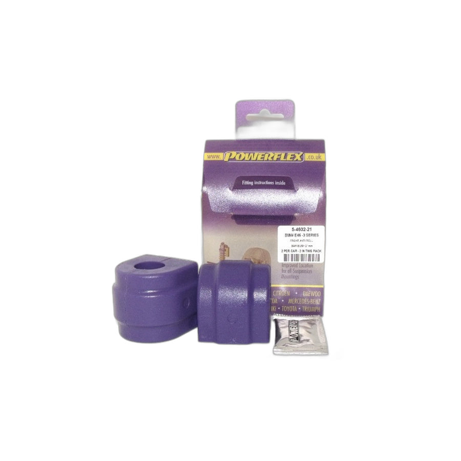 Powerflex PFF5-4602-21 BMW E46 Front Anti Roll Bar Bush 21.5mm | ML Performance EU Car Parts