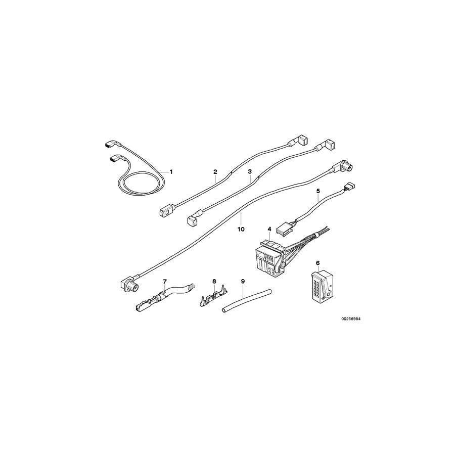 Genuine BMW 61119111844 E70 E70 Rgb Wire L= 4910 MM (Inc. X5 50iX, X5 3.0si & X5 3.0d) | ML Performance EU Car Parts
