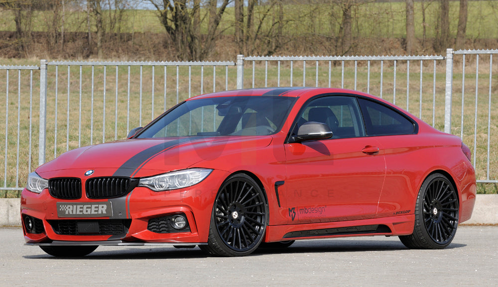 Rieger 00099238 BMW 4 Series F32 F33 F36 Front Splitter 6 | ML Performance EU Car Parts