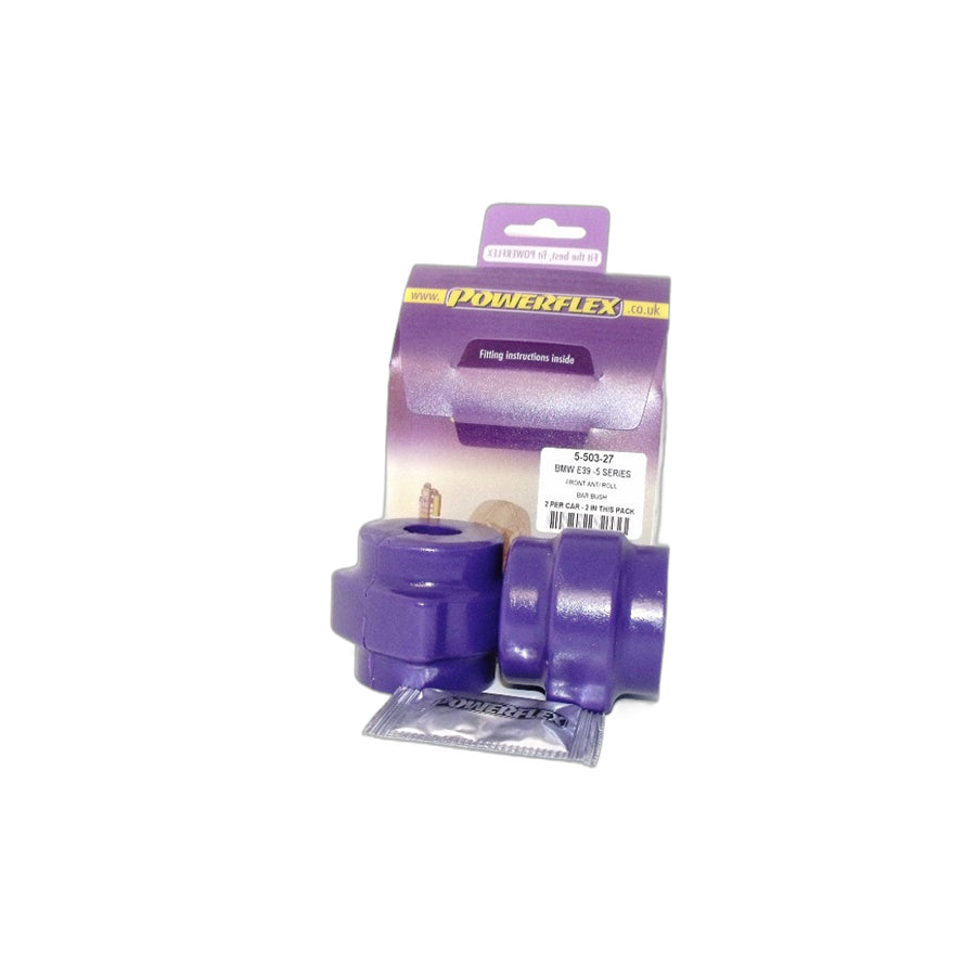 Powerflex PFF5-503-27 BMW E38 E39 Front Anti Roll Bar Mounting Bush 27mm (Inc. M5) | ML Performance EU Car Parts