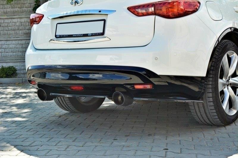 Maxton Design Infiniti QX70 Rear Side Splitters