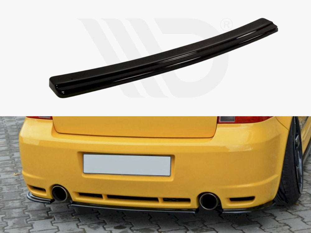 Maxton Design VW-GO-4-R32-RD1T Central Rear Splitter VW Golf IV R32fits | ML Performance UK Car Parts