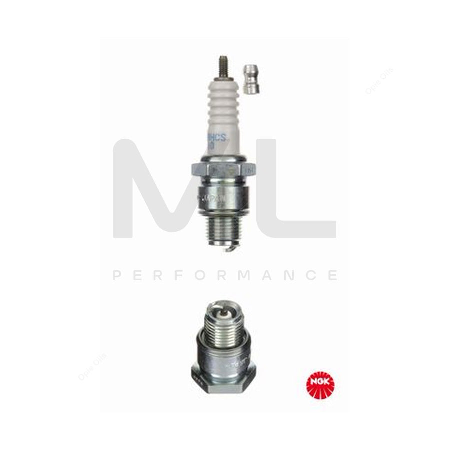 NGK BR8HCS-10 (1157) - Standard Spark Plug / Sparkplug - Angled Ground Electrode | ML Car Parts UK | ML Performance