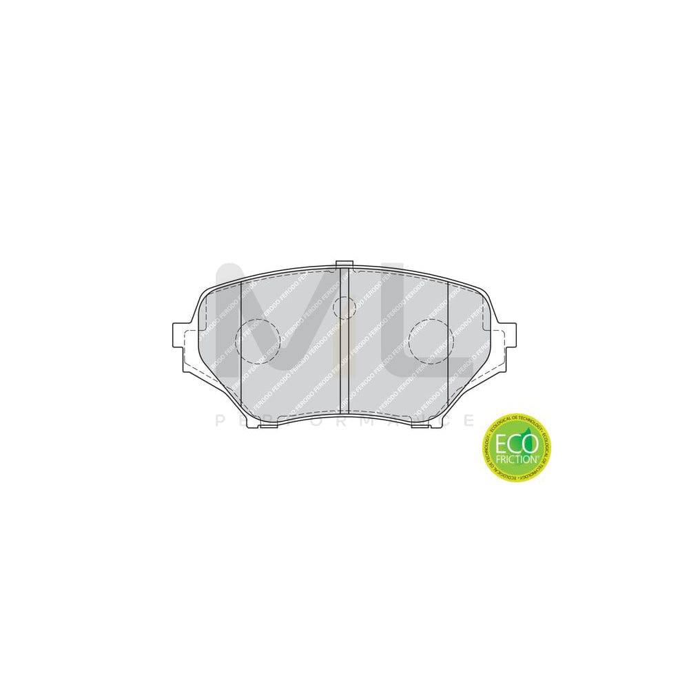 Ferodo Premier Eco Friction Fdb4188 Brake Pad Set Prepared For Wear Indicator, With Piston Clip, Without Accessories | ML Performance Car Parts