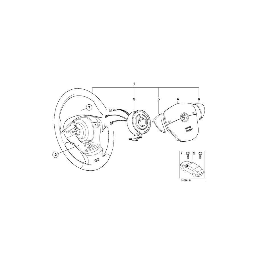 Genuine BMW 61312496278 E36 Covering Right KYALAMI (Inc. & Z3 M) | ML Performance EU Car Parts