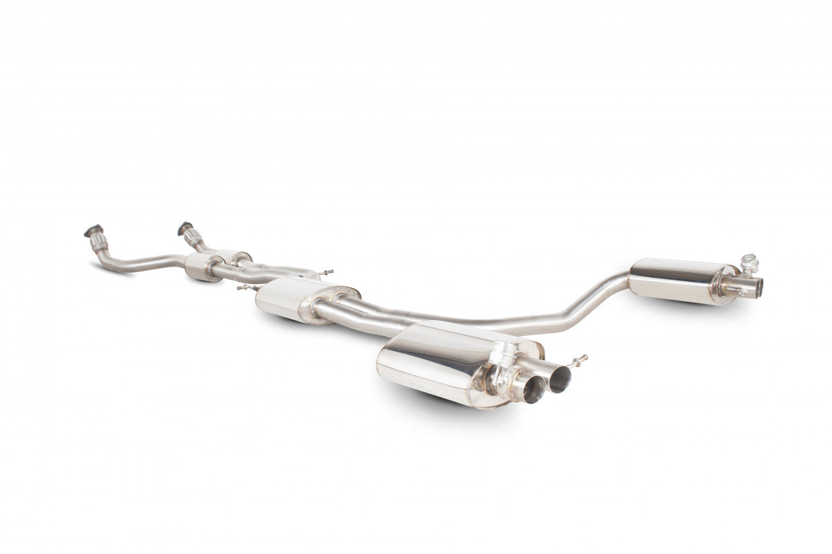 Scorpion SAU048SYS Audi RS4 B8 Resonated Cat-Back System Inc Active Exhaust Valve | ML Performance EU EU