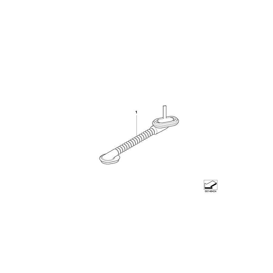 Genuine BMW 61136919382 E81 E87 Rubber Grommet, Trunk Lid (Inc. 118d, 116i & 120d) | ML Performance EU Car Parts