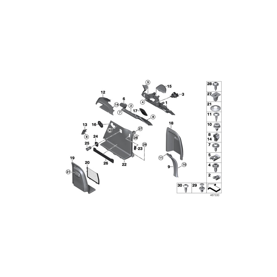 Genuine BMW 51477358004 F26 Absorber Right (Inc. X4 28iX, X4 35dX & X4 30dX) | ML Performance EU