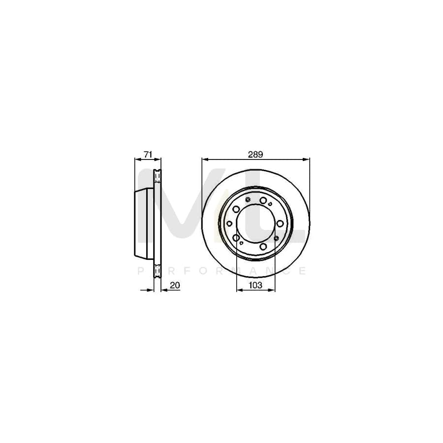 BOSCH 0 986 478 101 Brake Disc Vented, Oiled, Alloyed / High-carbon | ML Performance Car Parts