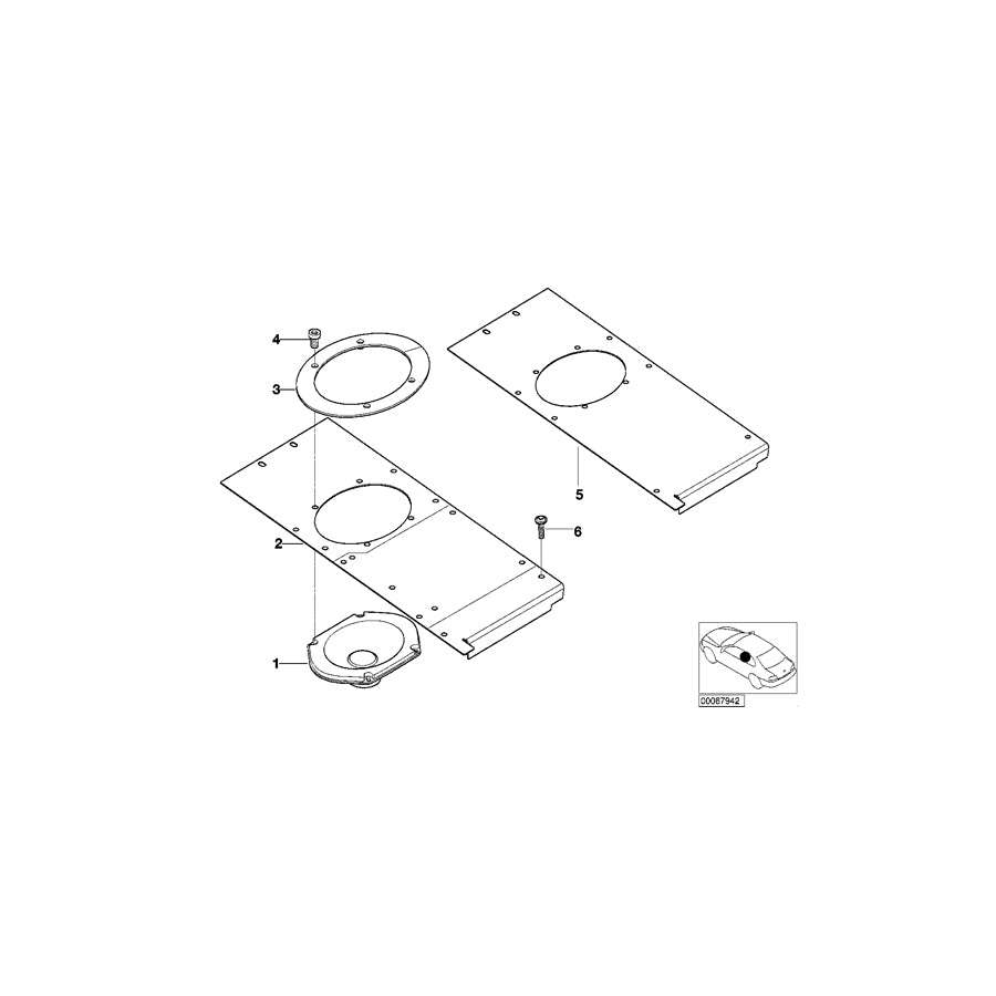 Genuine BMW 65106900719 E52 Frame (Inc. ALPINA V8 & Z8) | ML Performance EU Car Parts