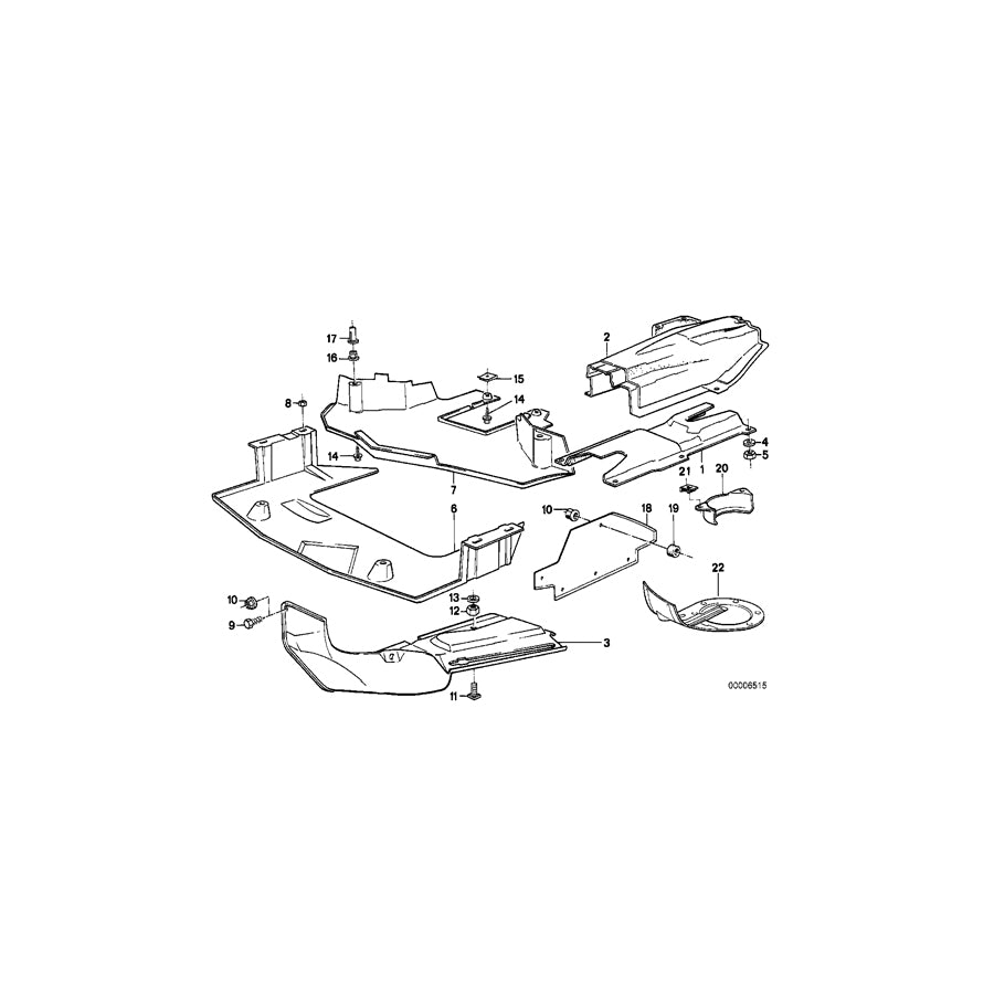 Genuine BMW 51471929927 E28 Engine Compartment Screening (Inc. & M535i) | ML Performance EU Car Parts