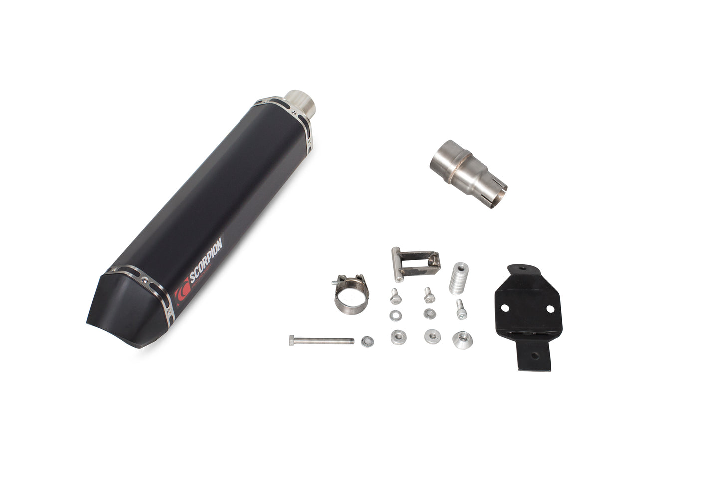 Scorpion PI180BCER Piaggio Serket Parallel Slip-On - Black Ceramic Coated Sleeve (MP3 400 / MP3 400 LT / MP3 500) | ML Performance EU EU