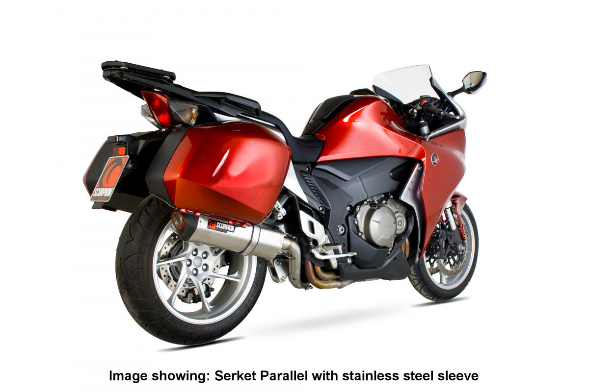 Scorpion RHA105TEO Honda VFR1200 Serket Parallel Slip-On - Titanium Sleeve | ML Performance EU EU