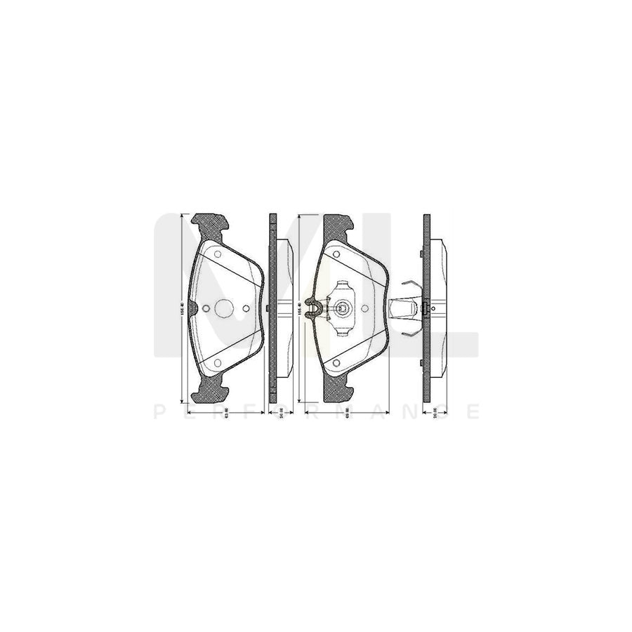 Bosch 0986Tb2748 Brake Pad Set Excl. Wear Warning Contact | ML Performance Car Parts