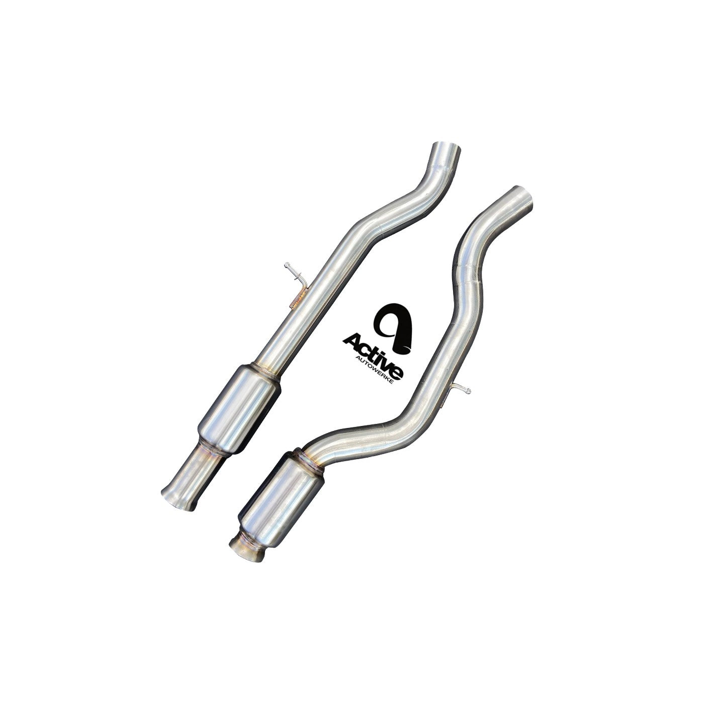 Active Autowerke BMW F80 F82 Exhaust Mid-Pipe - Resonated (M3 & M4) - ML Performance UK