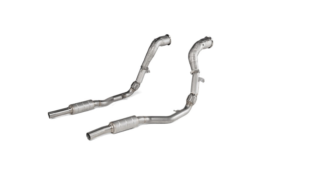 Akrapovic Audi 4M RS Q8 Stainless Steel Downpipe & Link Pipe - ML Performance UK