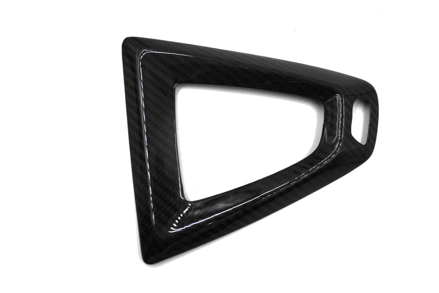 Basic Carbon BMW F80 F82 M Infusion Pre-Preg Dry Carbon Fibre DCT Gear Surround Cover (M3 & M4) - Stick On