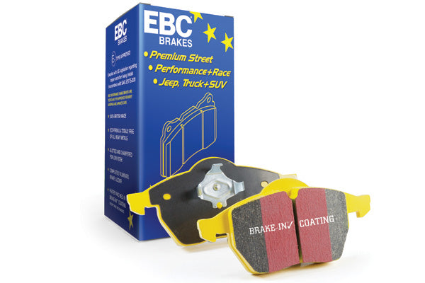 EBC Audi Mercedes Yellowstuff Street and Track Front Brake Pads - Brembo Caliper (Inc. C6 RS6, 4G8 RS7, W205 C63 AMG & C253 GLC63 S AMG) | ML Performance UK