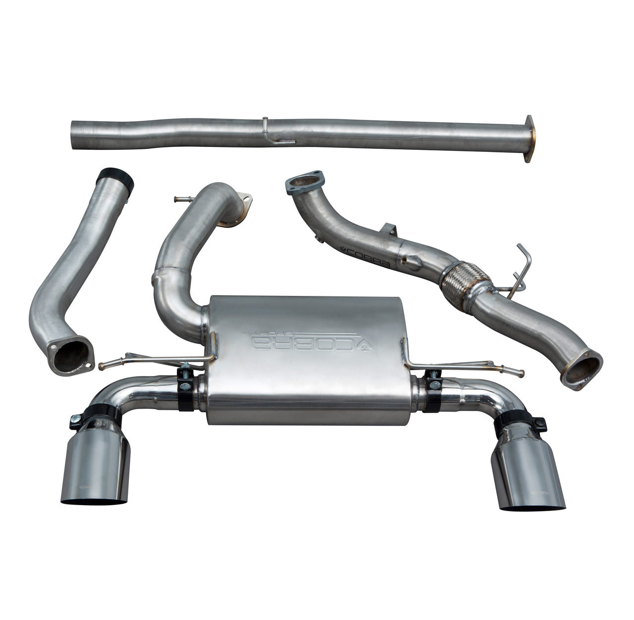 Cobra Exhaust Ford Focus RS (MK3) Turbo Back Performance Exhaust