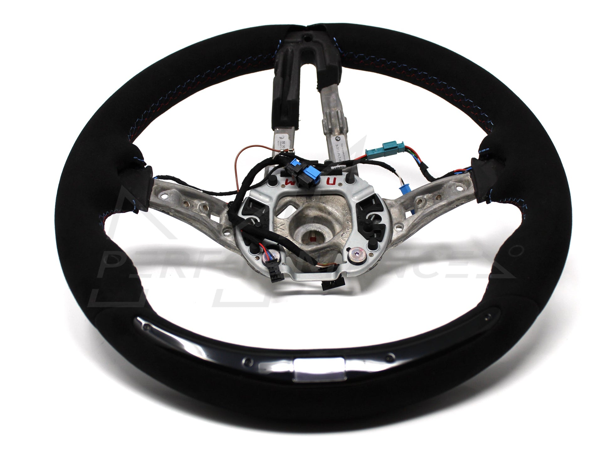 Genuine BMW F80 F82 M Performance Alcantara Steering Wheel with Carbon Fibre Trim & Race Display (M3 & M4) - ML Performance UK