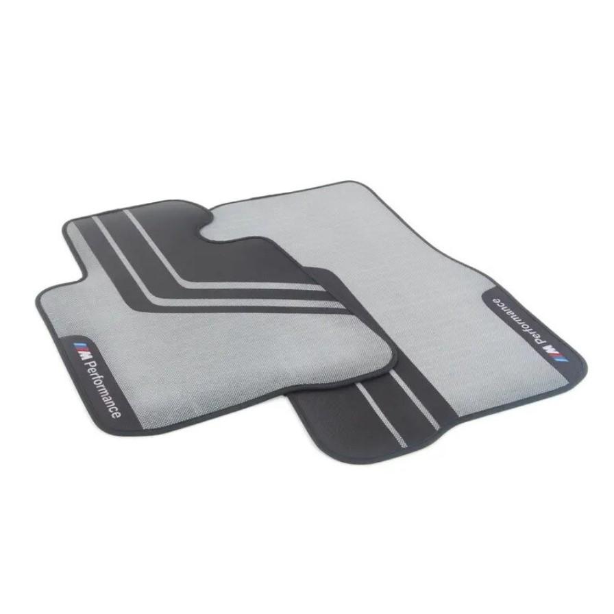 Genuine BMW F32 F33 F36 F82 F83 M Performance Front Floor Mats - RHD (Inc. 430i, 435i, 440i & M4) - ML Performance UK