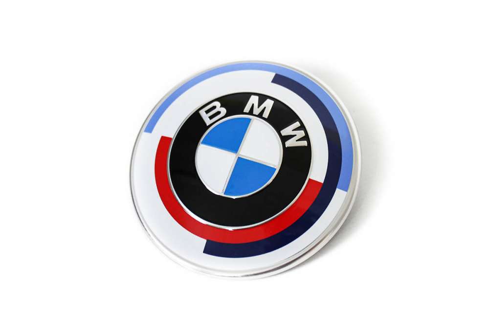 Genuine BMW F91 F92 G14 G15 82mm 50th Anniversary Rear Boot Emblem (Inc. 840d, 840i, M850iX & M8) - ML Performance EU