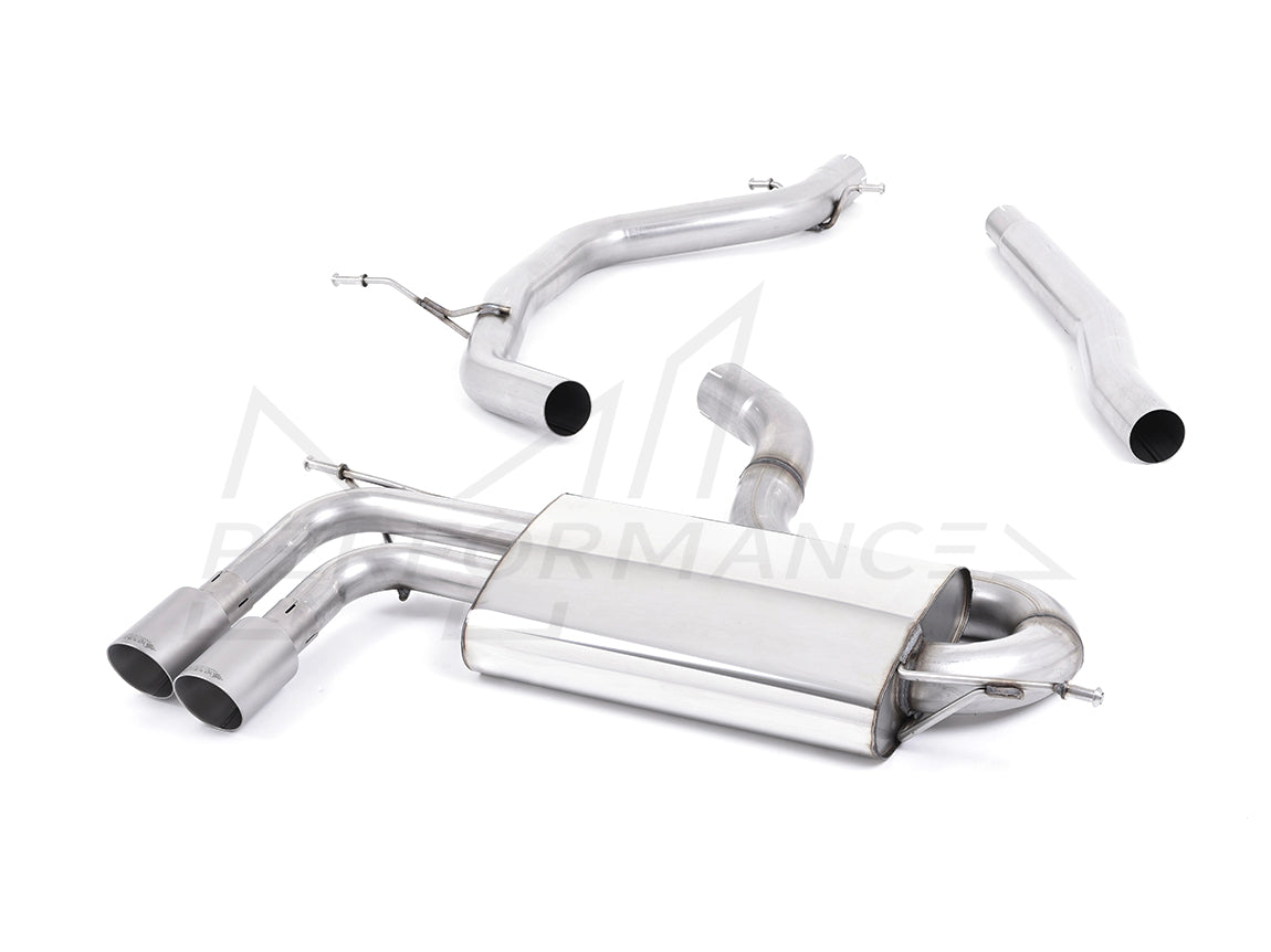 MillTek Volkswagen Audi DPF-Back Exhaust (Inc. 8P A3 & MK6 Golf GTD) - ML Performance EU
