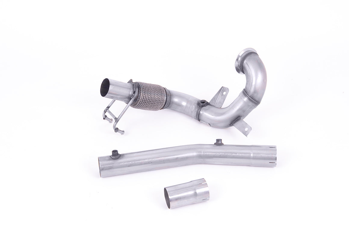 MillTek Audi Volkswagen GPF Non-Resonated Large Bore Downpipe with Catalyst Delete (MK2 A1 & MK6 Polo GTI) - ML Performance UK