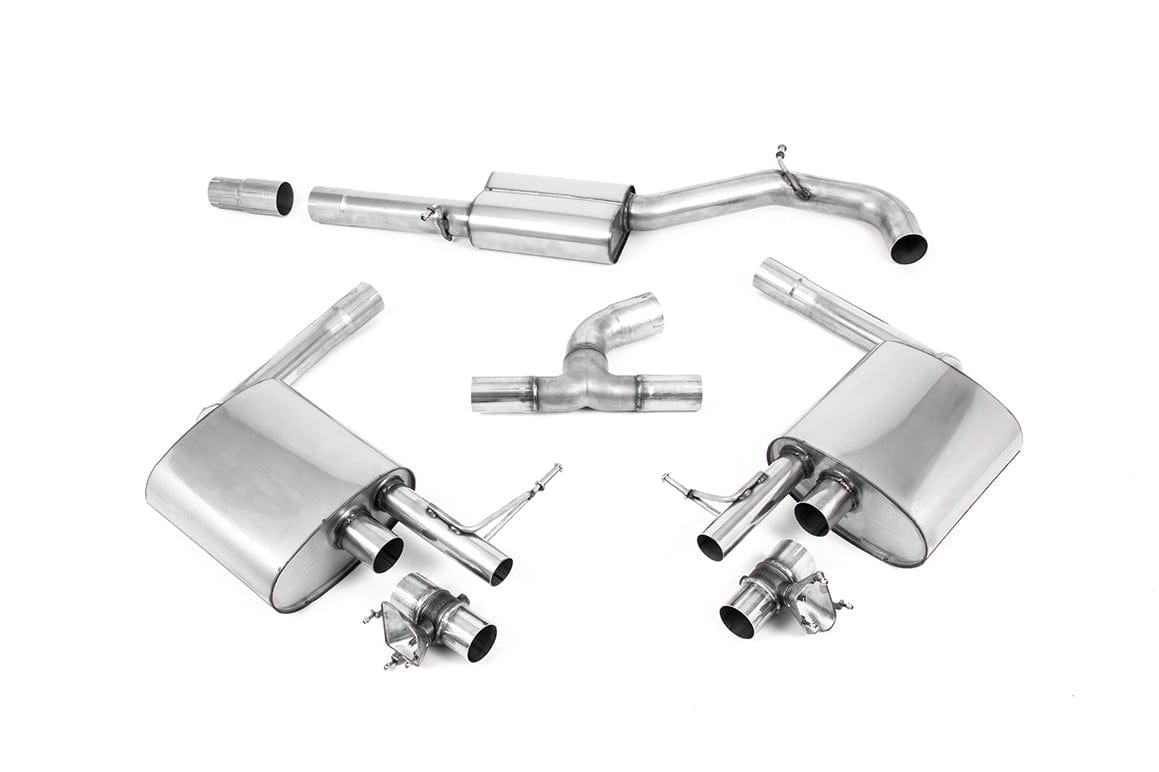 MillTek VW Arteon 2.0 TSI 4motion 76mm Resonated Valved Cat-Back Exhaust System - ML Performance EU