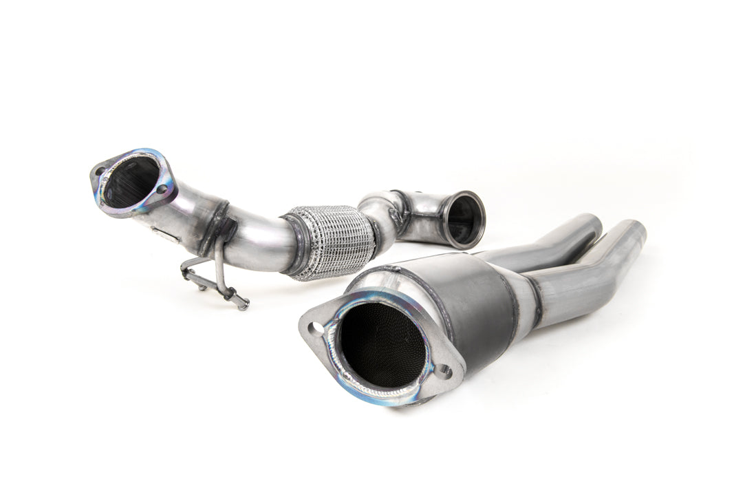 MillTek Audi RS3 SportBack 400PS Large-Bore Downpipe and Hi-Flow Sports Cat (8V MQB FaceLift Only) - ML Performance UK