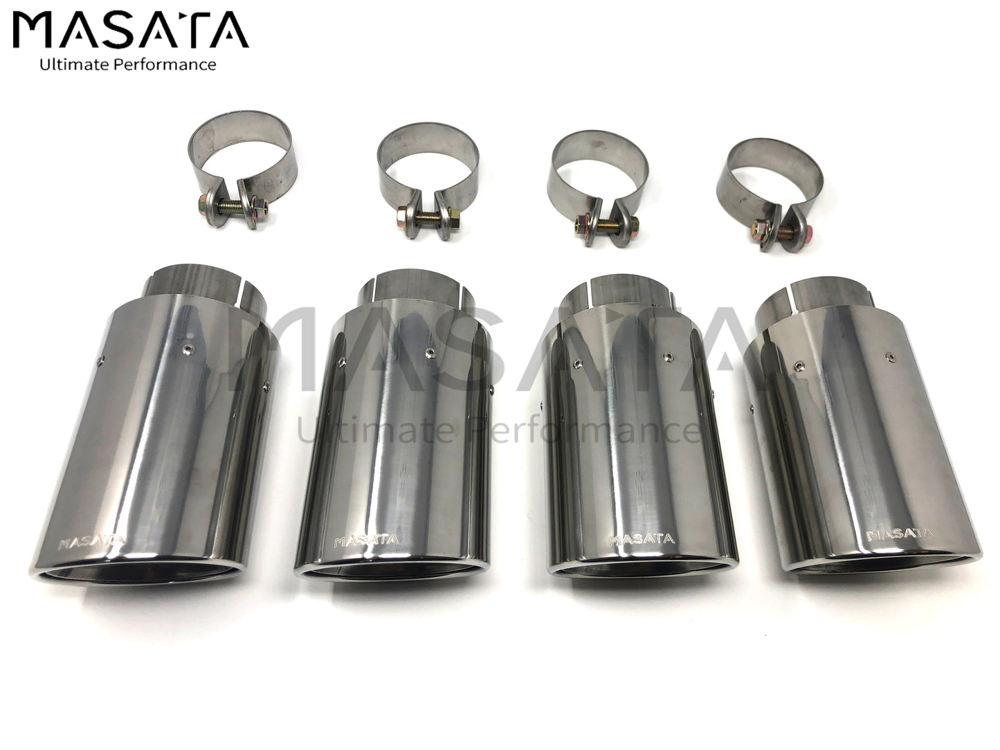 Masata BMW S55 F80 F82 Angle Cut Exhaust Tips (M3 & M4)