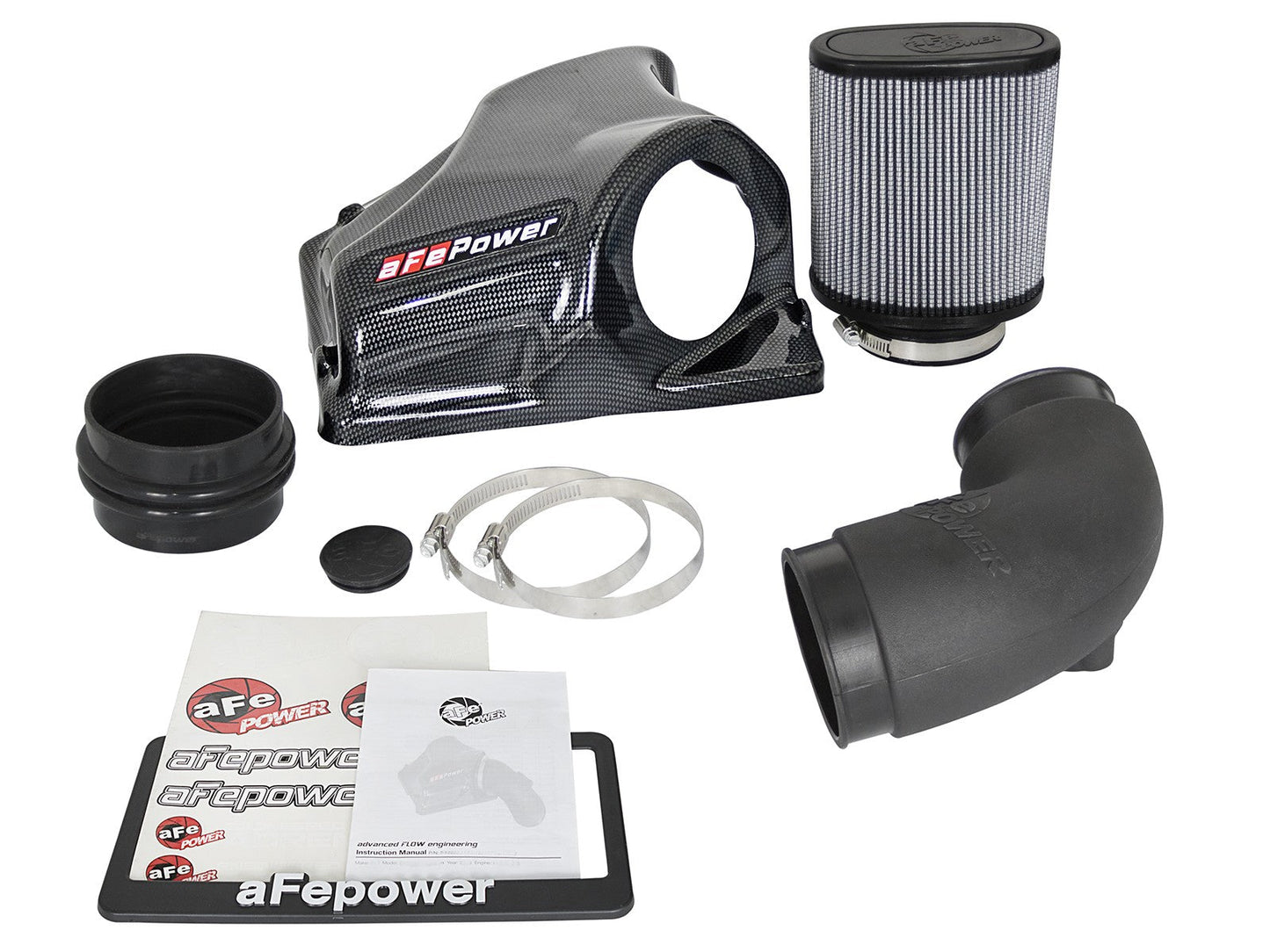 aFe BMW B58 Magnum Stage-2 Pro DRY S Intake Carbon Fiber (M140i, M240i, 340i & 440i)