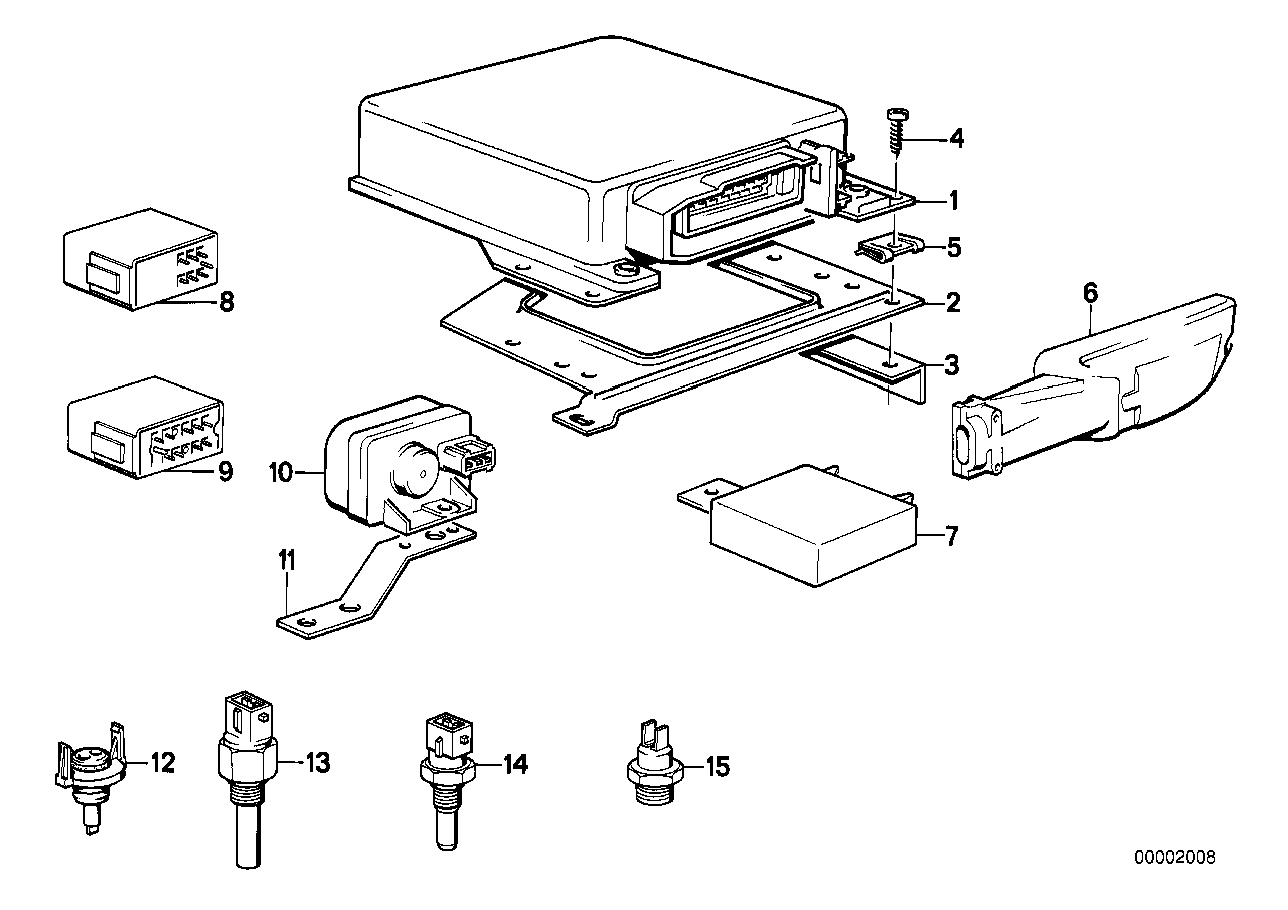 Genuine BMW 13621286679 E23 E28 E30 Fuel Injection System-Ressure Sensor (Inc. M5, M3 & M6) | ML Performance EU Car Parts