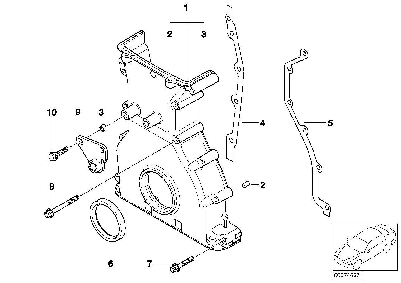 Genuine BMW 07129905522 E46 E86 E36 Asa-Bolt M6X60-Z1 (Inc. Z3 M, Z4 M3.2 & M3) | ML Performance EU Car Parts