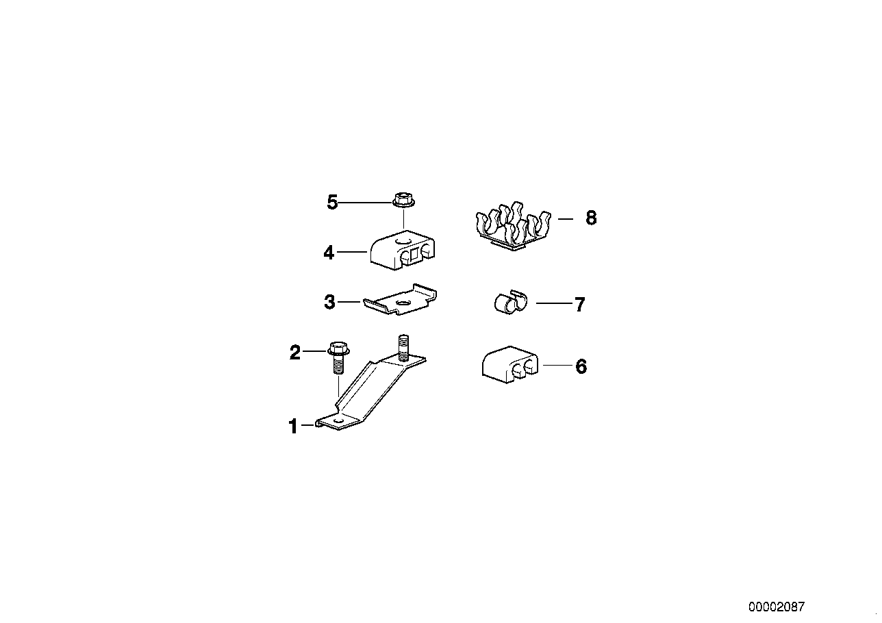 Genuine BMW 13531247440 E36 E34 Bracket (Inc. 316Ci, 316i & 316g) | ML Performance EU EU Car Parts