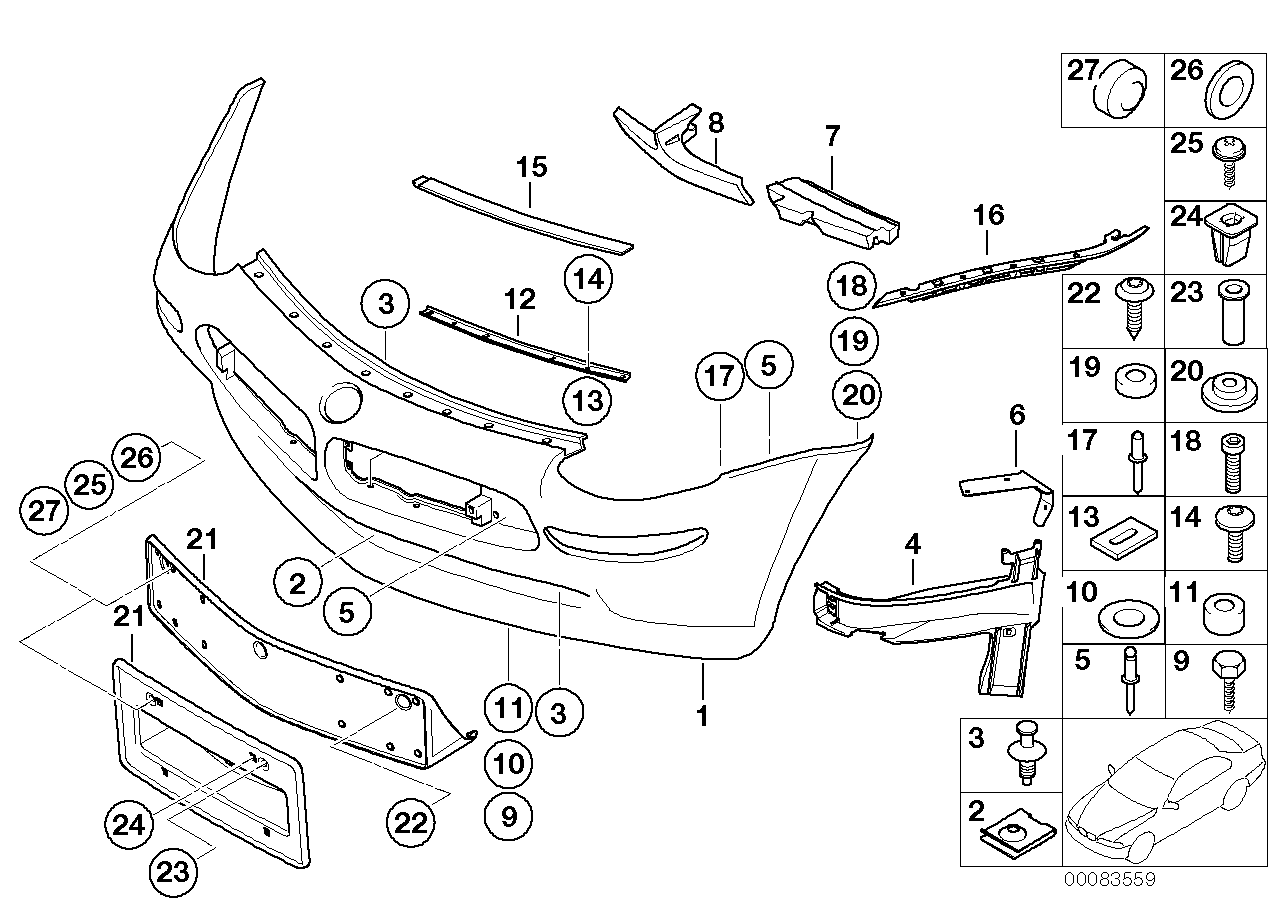 Genuine BMW 51117035535 E52 Left Bracket (Inc. Alpina V8 & Z8) | ML Performance EU EU Car Parts