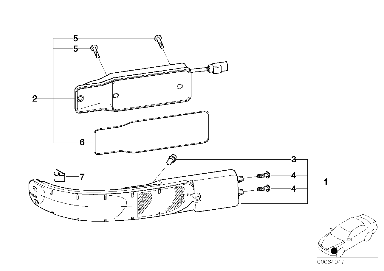 Genuine BMW 63136900396 E52 Right Turn Indicator (Inc. Alpina V8 & Z8) | ML Performance EU EU Car Parts