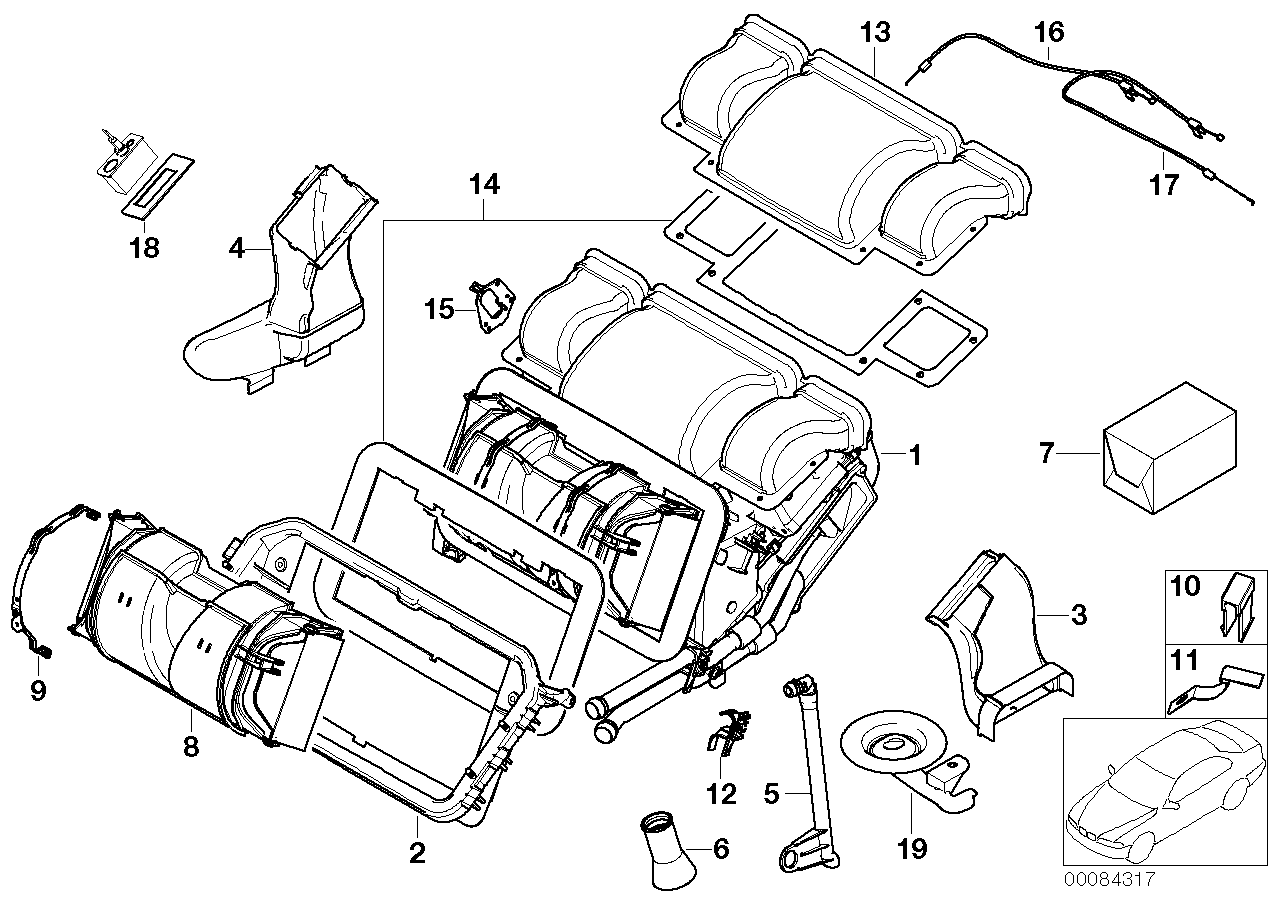 Genuine BMW 64116916243 E52 Drain Grommet, Condensation Water (Inc. Alpina V8 & Z8) | ML Performance EU EU Car Parts
