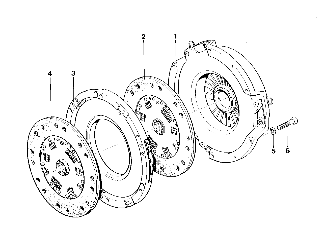 Genuine BMW 21211207011 E26 Pressure Plate (Inc. M1) | ML Performance EU EU Car Parts