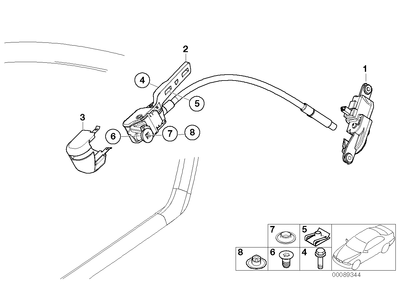 Genuine BMW 51377028919 E46 Covering Cap Left (Inc. 320td, 325ti & 316ti) | ML Performance EU EU Car Parts