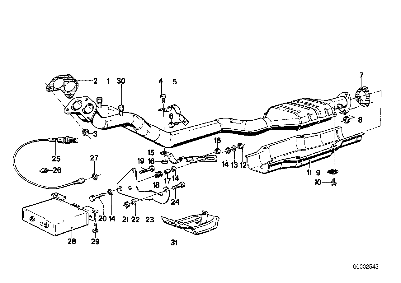 Genuine BMW 18211245829 E21 E30 Holder (Inc. 318i, 318 & 320) | ML Performance EU EU Car Parts