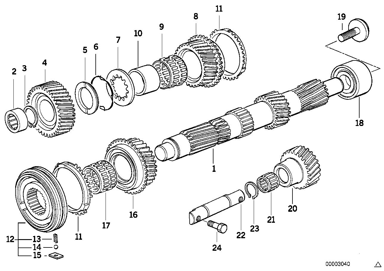 Genuine BMW 23231222866 E39 E85 E36 Torx Bolt M10X1,5X30 (Inc. 116i, 325ti & 325i) | ML Performance EU EU Car Parts