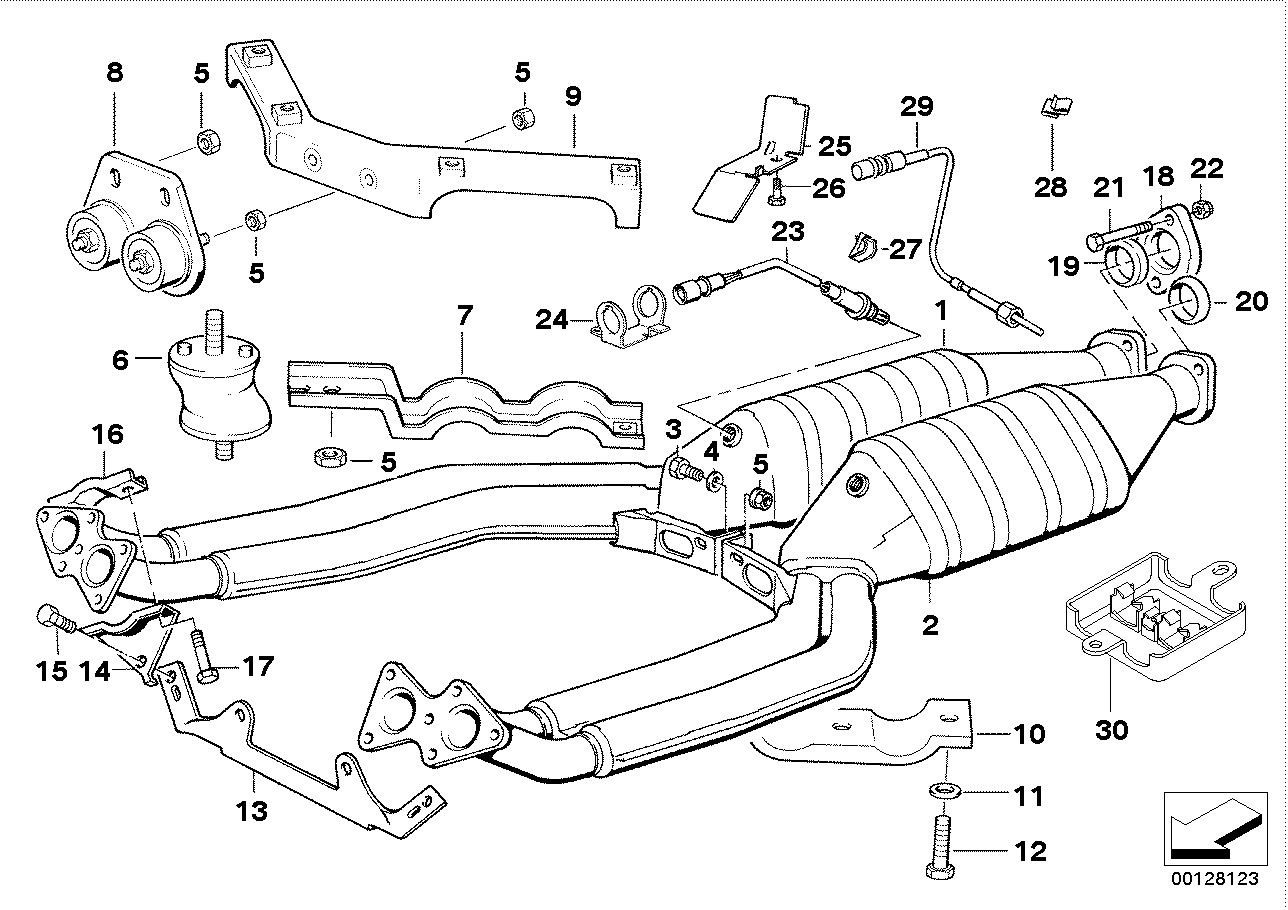 Genuine BMW 18301723484 E31 Rubber Mounting (Inc. 850Ci) | ML Performance EU EU Car Parts