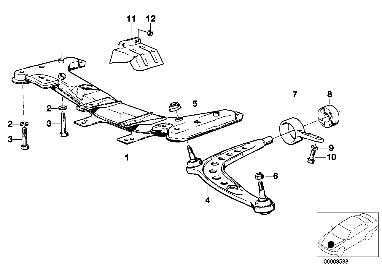 Genuine BMW 31122222012 Ball Joint 16mm DA=31mm (Inc. E30 M3) | ML Performance EU EU Car Parts