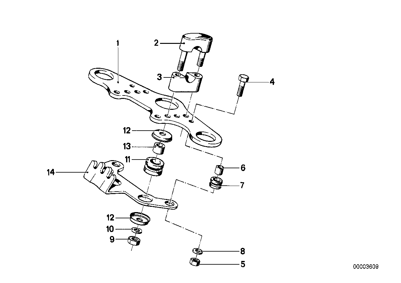 Genuine BMW 31421232240 Holder (Inc. R75/6, R60/6) | ML Performance EU EU Car Parts