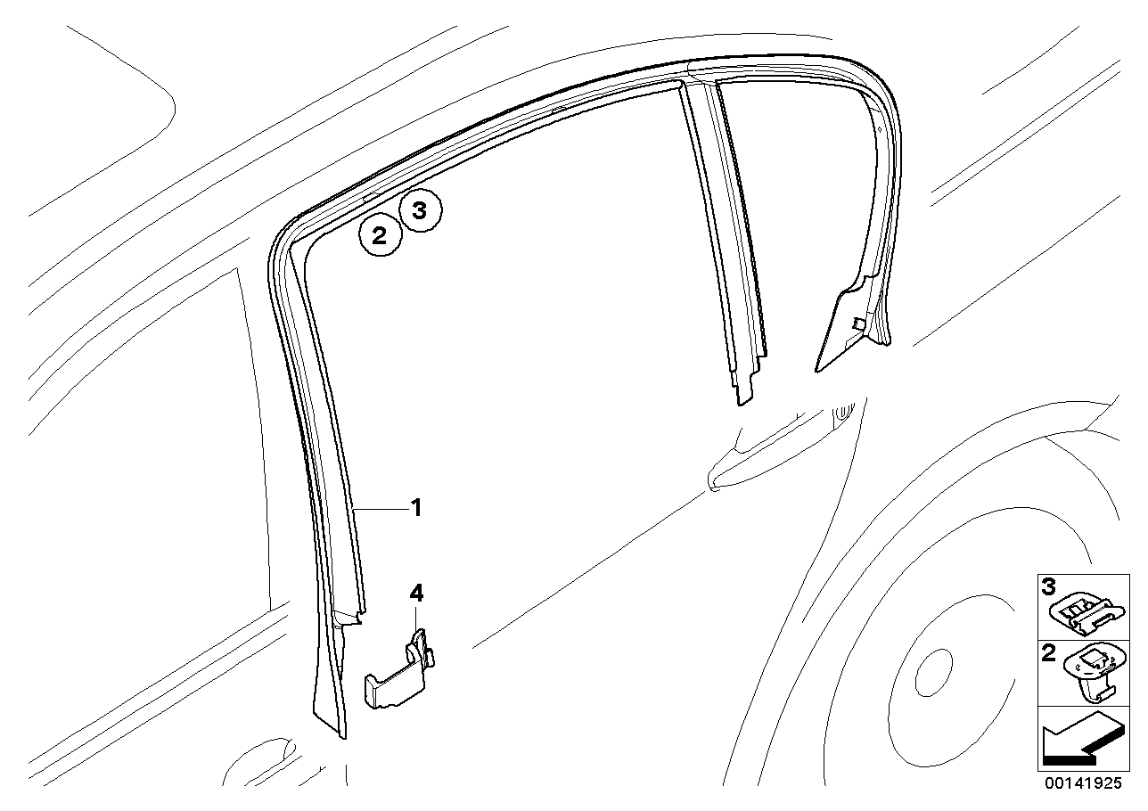 Genuine BMW 51347143183 E90 E91 Foam Pad, Left (Inc. 320d, 318d & 325d) | ML Performance EU EU Car Parts