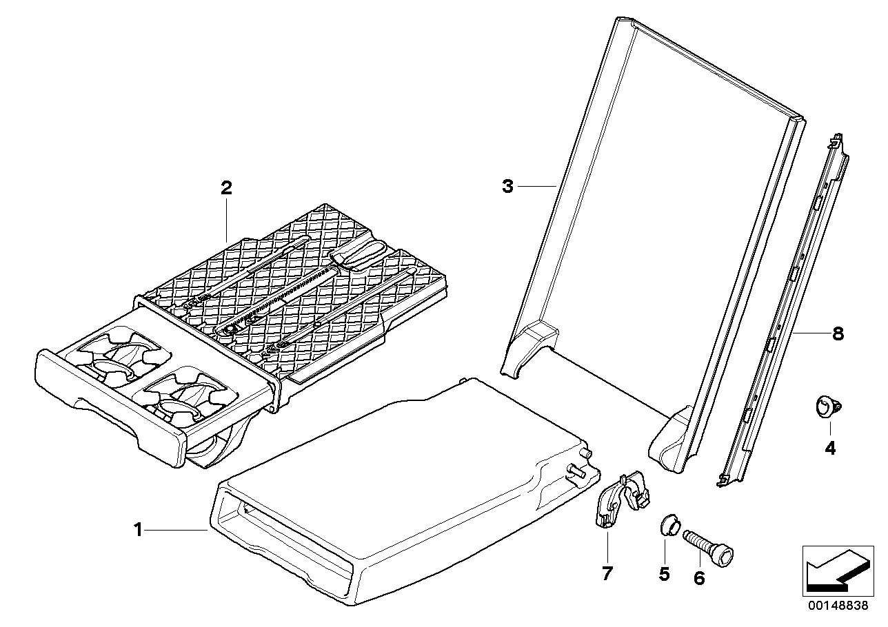 Genuine BMW 52207160646 E90 E91 Cover QUARZGRAU (Inc. 325xi, 330i & 330d) | ML Performance EU EU Car Parts