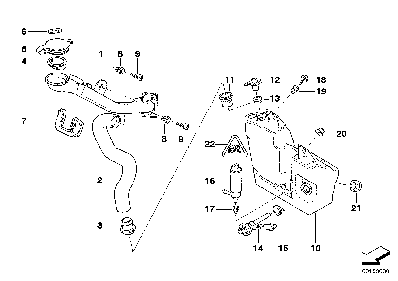 Genuine BMW 61668361560 E38 Container Filling Capacity Label 4,5L (Inc. 728iL, 750iLP & 735iL) | ML Performance EU Car Parts