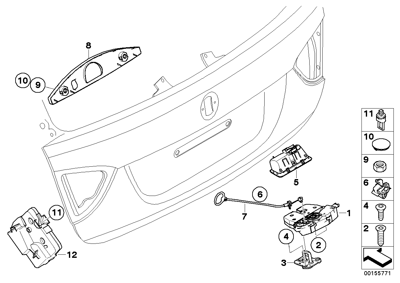 Genuine BMW 51497164896 E91 Cover GRAU (Inc. 335d, 316d & 320i) | ML Performance EU EU Car Parts